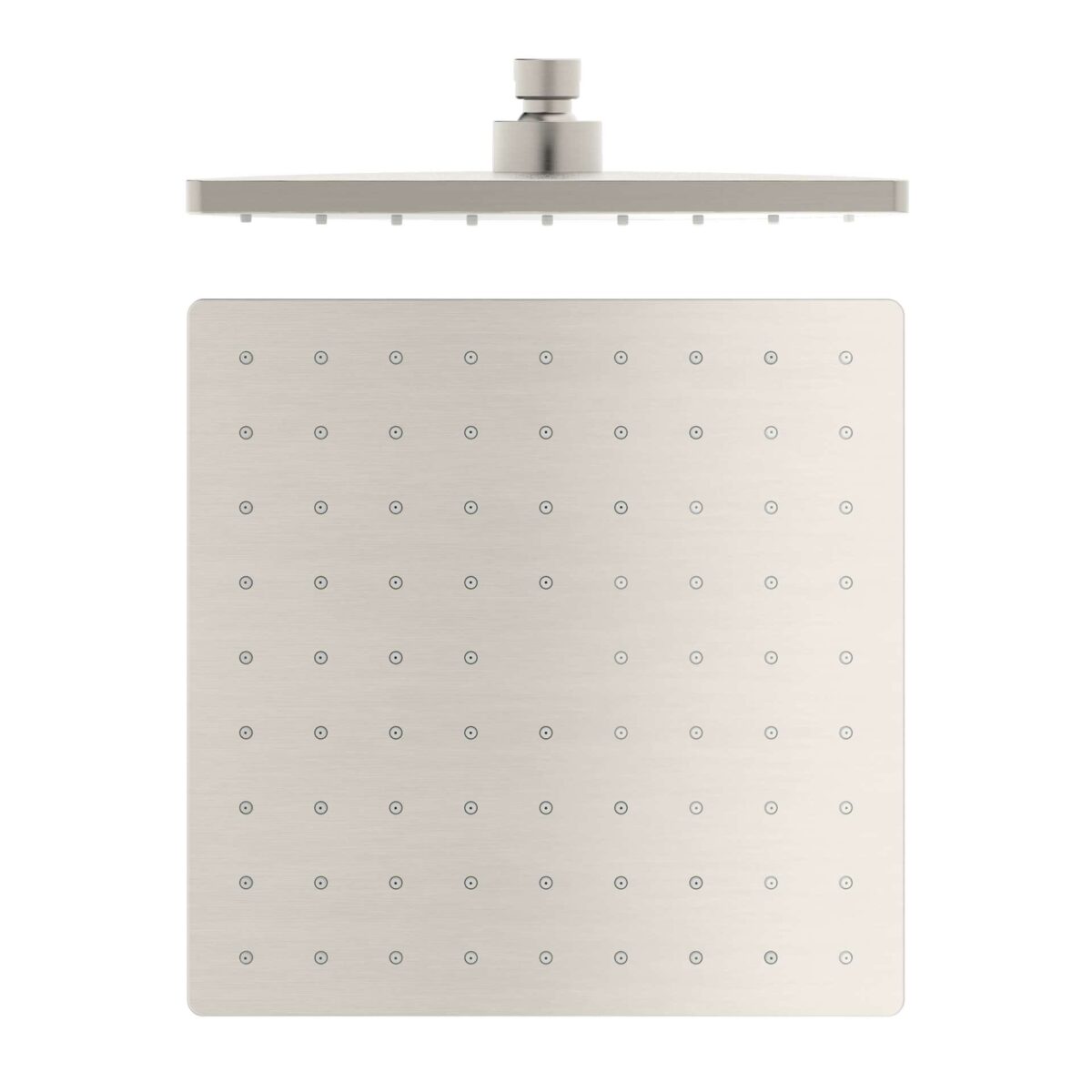 Nero 250mm Abs Square Shower Head Brushed Nickel | NR508089BN