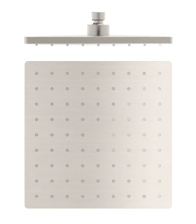 Nero 250mm Abs Square Shower Head Brushed Nickel | NR508089BN