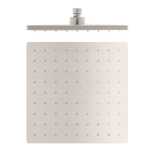 Nero 250mm Abs Square Shower Head Brushed Nickel | NR508089BN