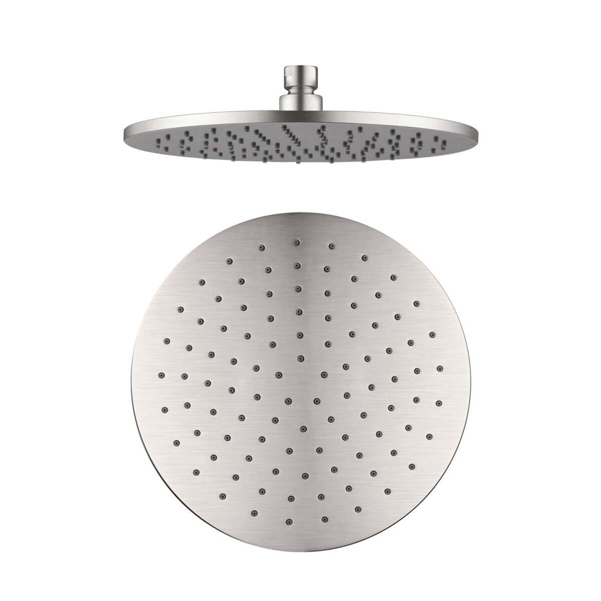 Nero 250mm Round Shower Head Brushed Nickel | NRROA1001BN