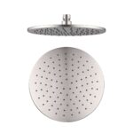 Nero 250mm Round Shower Head Brushed Nickel | NRROA1001BN