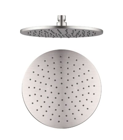 Nero 250mm Round Shower Head Brushed Nickel | NRROA1001BN