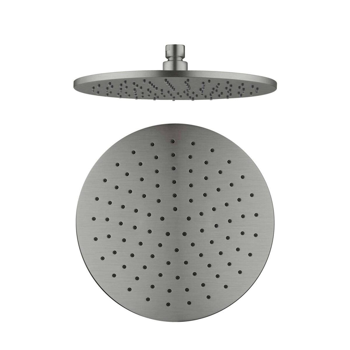 Nero 250mm Round Shower Head Gun Metal | NRROA1001GM