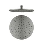 Nero 250mm Round Shower Head Gun Metal | NRROA1001GM