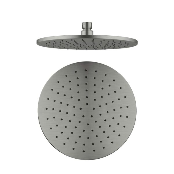 Nero 250mm Round Shower Head Gun Metal | NRROA1001GM