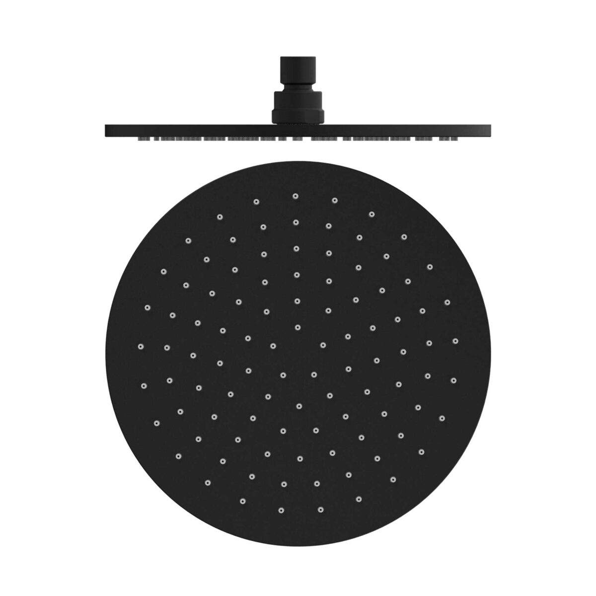 Nero 250mm Round Shower Head Matte Black | NRROA1001MB
