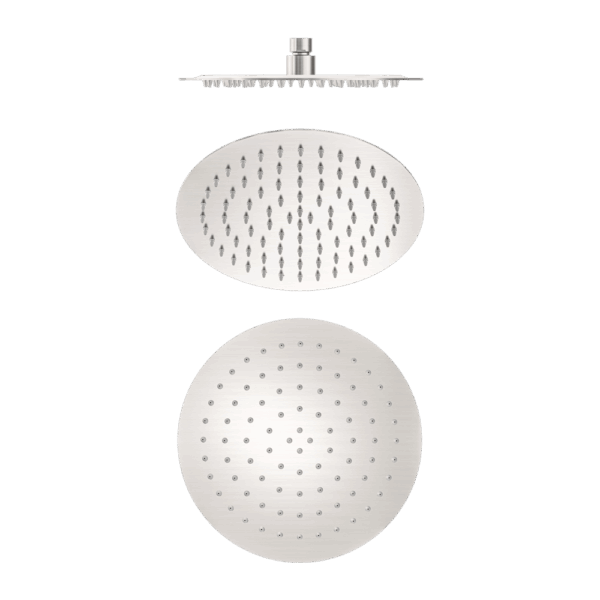 Nero 250mm Round Stainless Steel Shower Head 4 Star Rating Brushed Nickel | NR507036BN
