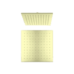 Nero 250mm Square Shower Head Brushed Gold | NRROB1003BG