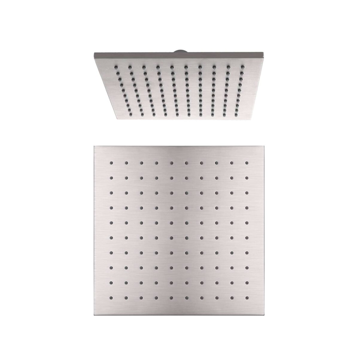 Nero 250mm Square Shower Head Brushed Nickel | NRROB1003BN