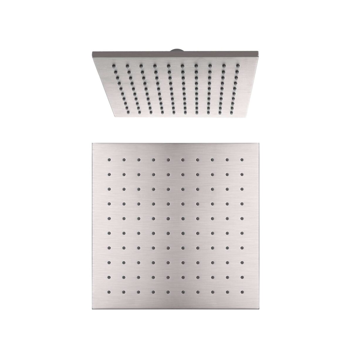 Nero 250mm Square Shower Head Brushed Nickel | NRROB1003BN
