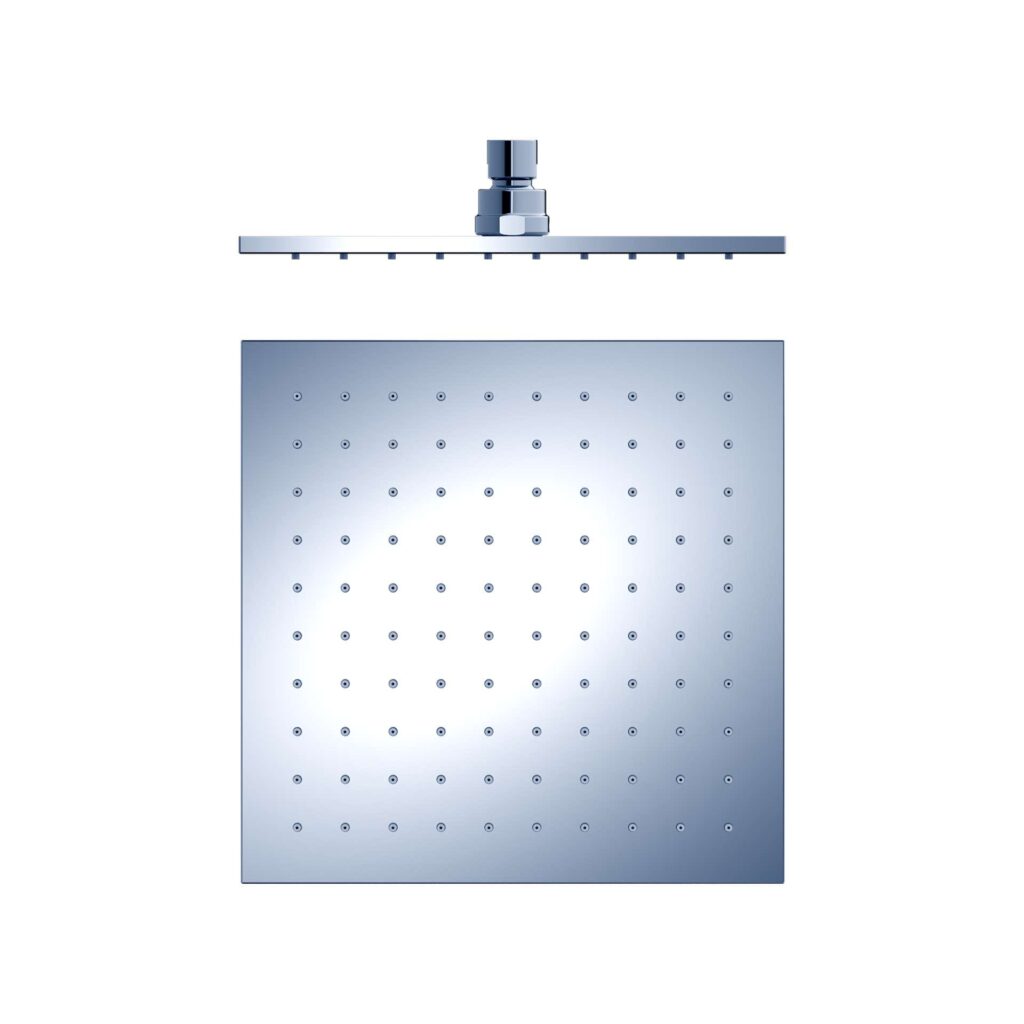 Nero 250mm Square Shower Head Chrome | NRROB1003CH