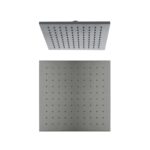 Nero 250mm Square Shower Head Gun Metal | NRROB1003GM