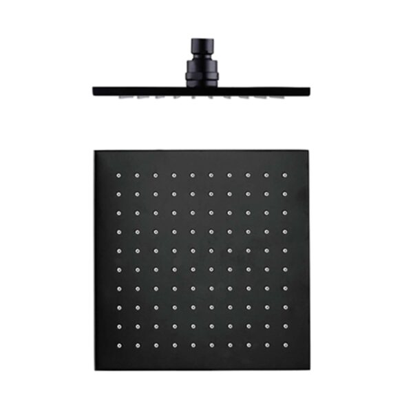 Nero 250mm Square Shower Head Matte Black | NRROB1003MB