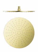 Nero 300mm Round Shower Head Brushed Gold | NRROA1202BG