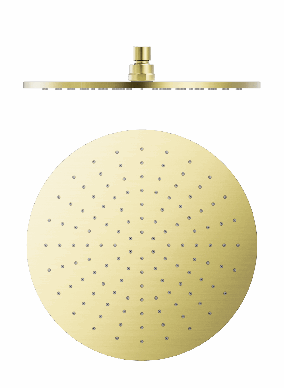 Nero 300mm Round Shower Head Brushed Gold | NRROA1202BG