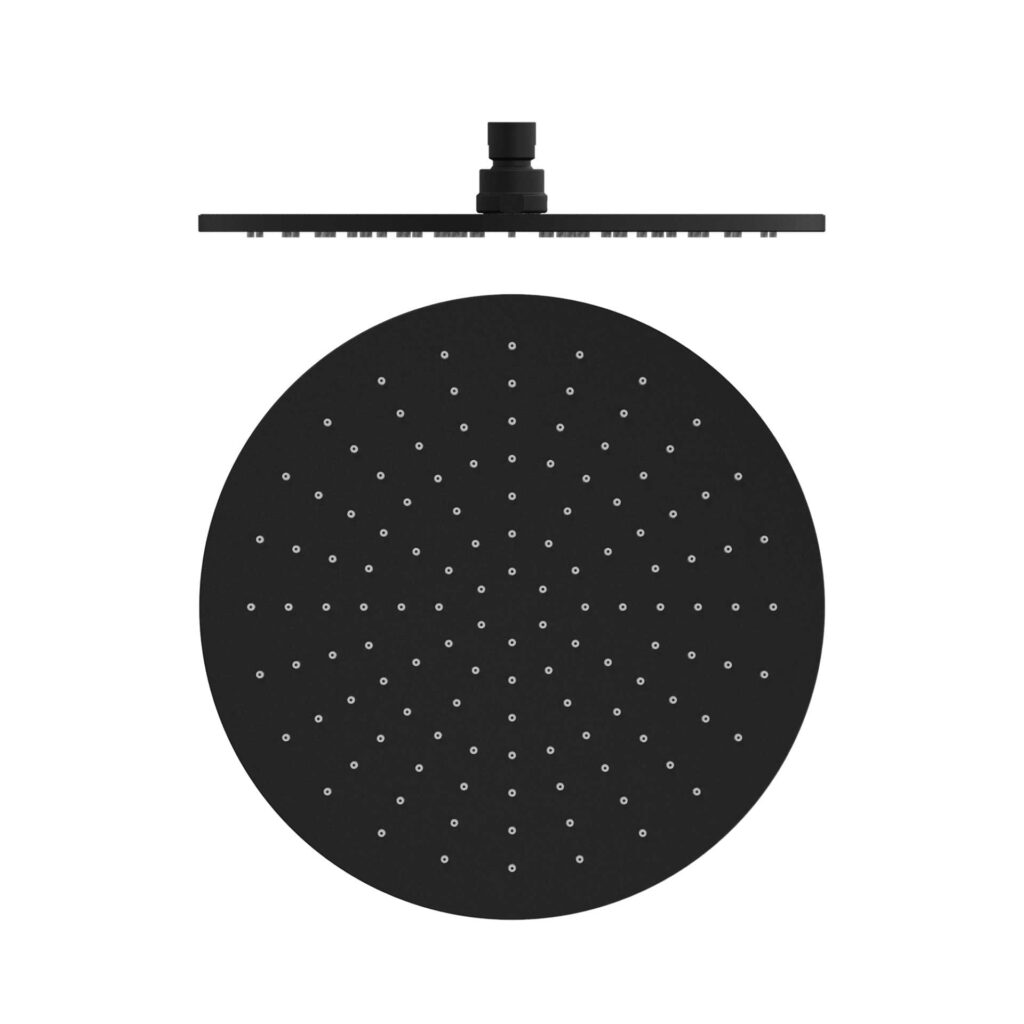 Nero 300mm Round Shower Head Matte Black | NRROA1202MB