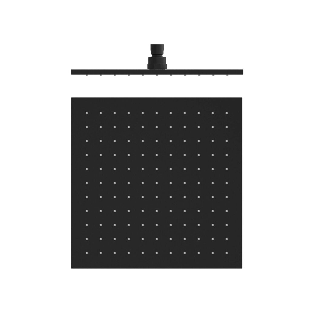 Nero 300mm Square Shower Head Matte Black | NRROB1202MB
