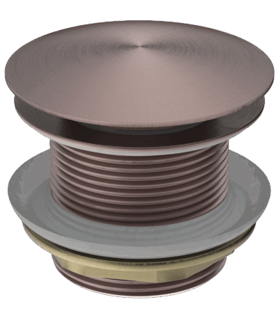 Nero 40mm Bath Pop-Up Plug With Removable Waste No Overflow Brushed Bronze | NRA707BZ