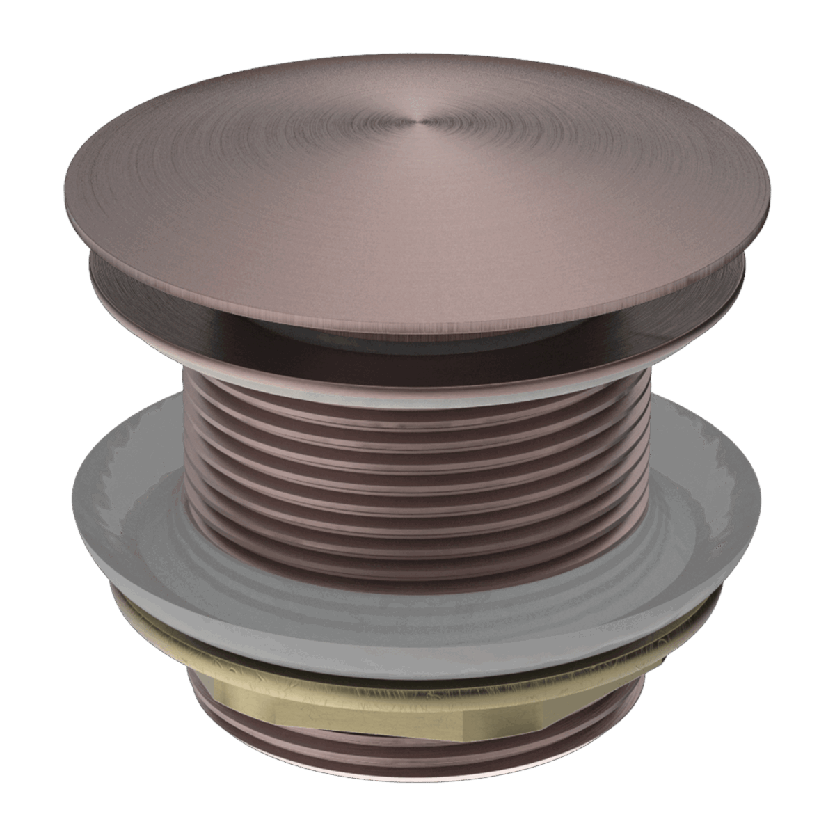 Nero 40mm Bath Pop-Up Plug With Removable Waste No Overflow Brushed Bronze | NRA707BZ