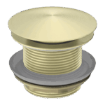 Nero 40mm Bath Pop-Up Plug With Removable Waste No Overflow Brushed Gold | NRA707BG