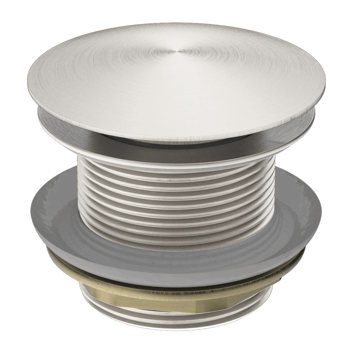 Nero 40mm Bath Pop-Up Plug With Removable Waste No Overflow Brushed Nickel | NRA707BN