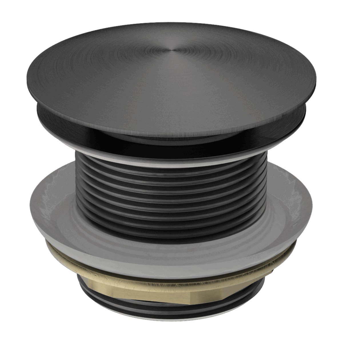 Nero 40mm Bath Pop-Up Plug With Removable Waste No Overflow Gun Metal | NRA707GM
