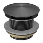 Nero 40mm Bath Pop-Up Plug With Removable Waste No Overflow Gun Metal | NRA707GM