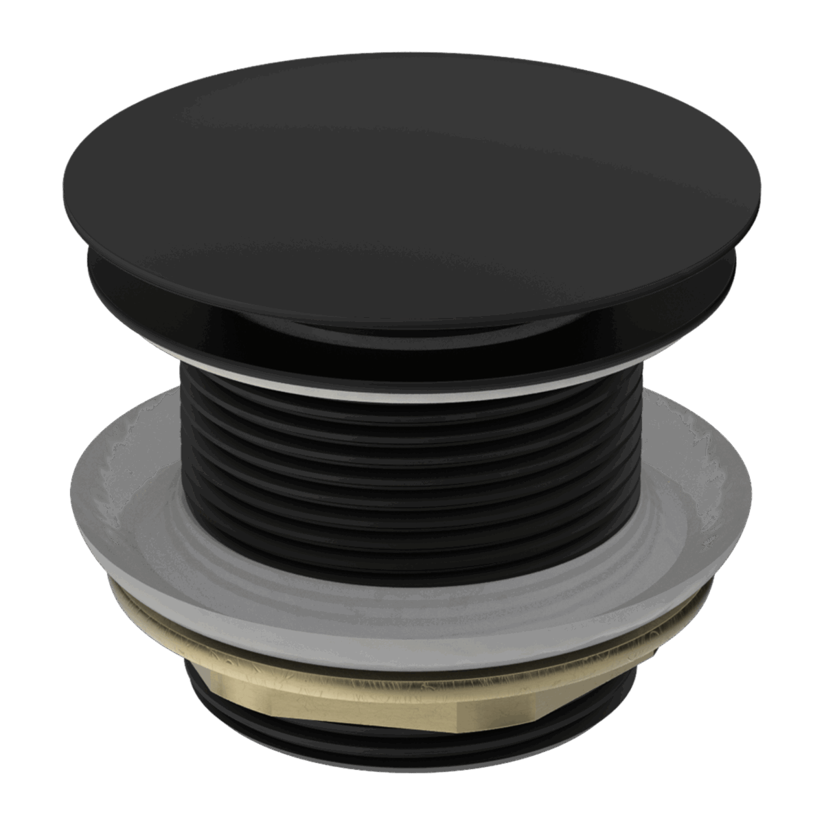 Nero 40mm Bath Pop-Up Plug With Removable Waste No Overflow Matte Black | NRA707MB