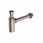Nero 40mm Round Bottle Trap Brushed Bronze | NRA186wBZ