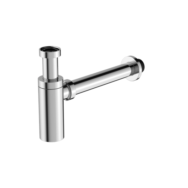 Nero 40mm Round Bottle Trap Chrome | NRA186wCH