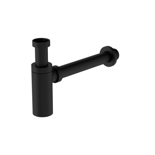 Nero 40mm Round Bottle Trap Matte Black | NRA186wMB