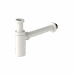 Nero 40mm Round Bottle Trap Matte White | NRA186wMW