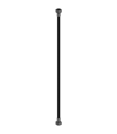 Nero 500Mm Premium G1/2 Female Flexible Water  Connector Hose Gun Metal | NR506043GM
