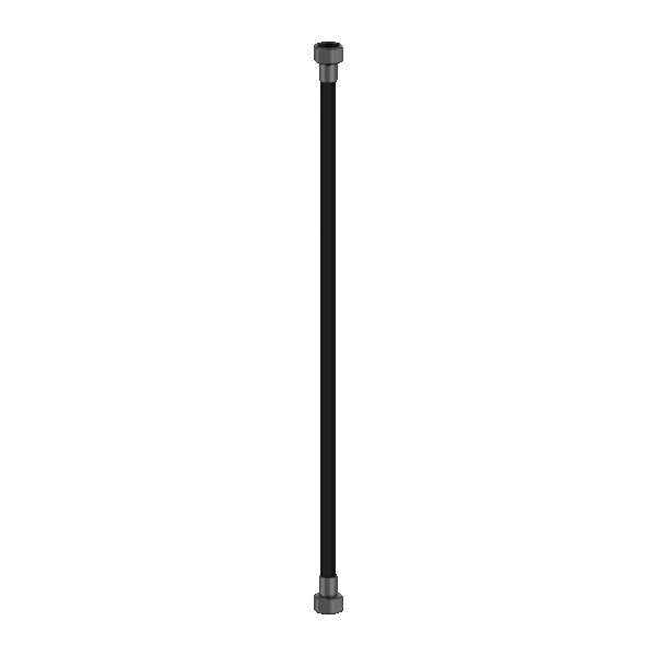 Nero 500Mm Premium G1/2 Female Flexible Water  Connector Hose Gun Metal | NR506043GM