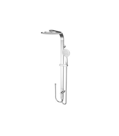 Nero Astra Rain Round Twin Showerdouble Hose Chrome | NR281305bCH
