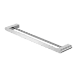Nero Bianca Double Towel Rail 800mm Chrome | NR9030dCH