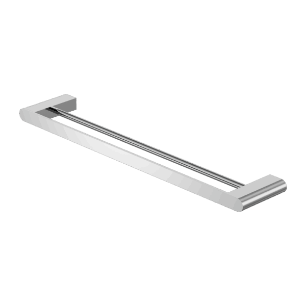 Nero Bianca Double Towel Rail 800mm Chrome | NR9030dCH