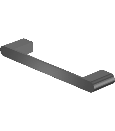 Nero Bianca Hand Towel Rail Gun Metal | NR9080GM