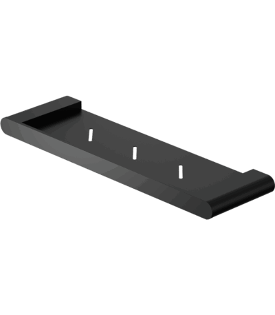 Nero Bianca Metal Shower Shelf Matte Black | NR9087aMB