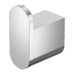 Nero Bianca Robe Hook Chrome | NR9082CH