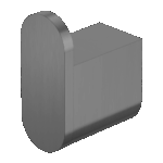 Nero Bianca Robe Hook Gun Metal | NR9082GM