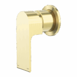 Nero Bianca Shower Mixer 60mm Plate Brushed Gold | NR321511HBG