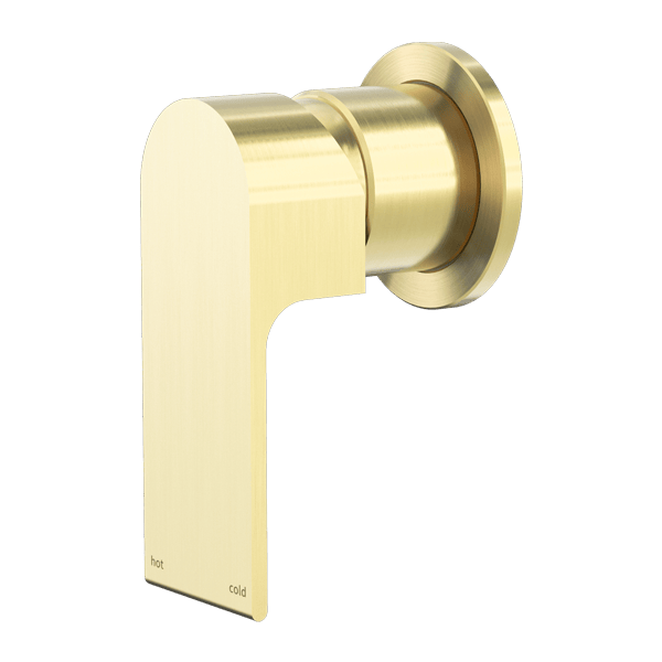 Nero Bianca Shower Mixer 60mm Plate Brushed Gold | NR321511HBG