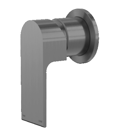 Nero Bianca Shower Mixer 60mm Plate Gun Metal | NR321511HGM