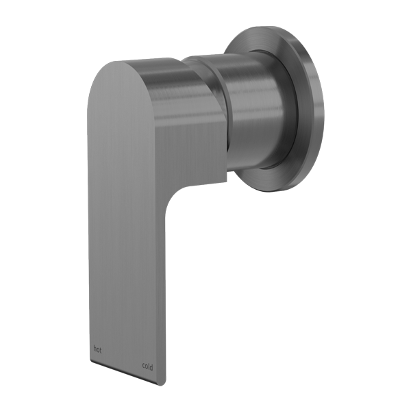 Nero Bianca Shower Mixer 60mm Plate Gun Metal | NR321511HGM