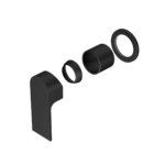 Nero Bianca Shower Mixer 60mm Plate Trim Kits Only Matte Black | NR321511HTMB