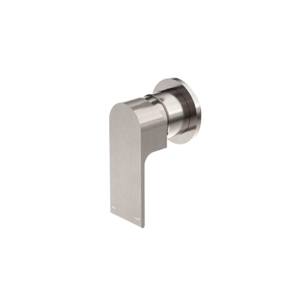 Nero Bianca Shower Mixer 80mm Plate Brushed Nickel | NR321511DBN