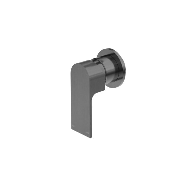 Nero Bianca Shower Mixer 80mm Plate Gun Metal | NR321511DGM