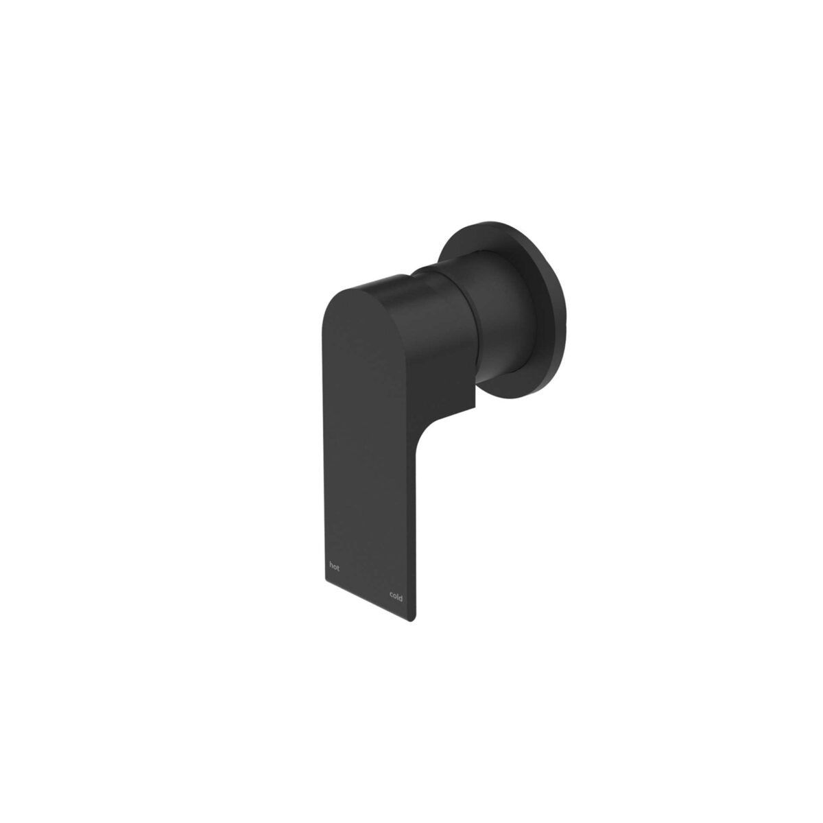 Nero Bianca Shower Mixer 80mm Plate Matte Black | NR321511DMB