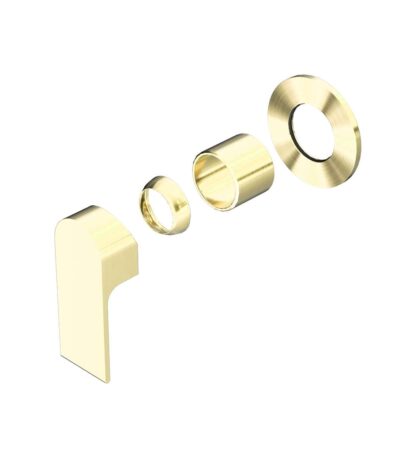 Nero Bianca Shower Mixer 80mm Plate Trim Kits Only Brushed Gold | NR321511DTBG